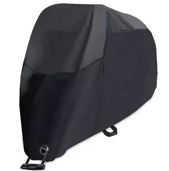 Чехол для мотоцикла, Водонепроницаемый, Большой, Толстый 210D, Улучшенная модель 2024 года, Чехол для мопеда, Устойчивый к разрывам, Тепло