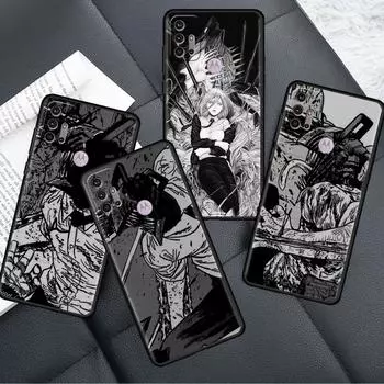 Чехол для Motorola G30 G60 G22 G9 Play G82 G52 G8 G9 G50 One Fusion Edge 20, черный мягкий чехол для телефона, чехол для бензопилы, крутой человек Moto G51 5G