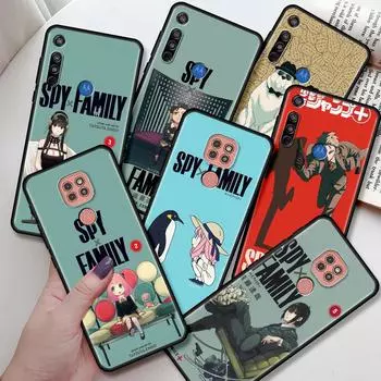 Чехол для Motorola G30 One Fusion Plus G9 Play G8 Power Lite Hyper G Stylus Edge Pro E6s G60 G50, чехол для телефона SPY FAMILY Anime Sac Moto Edge 20