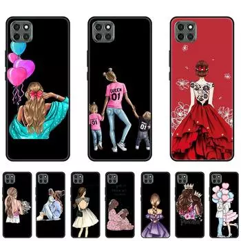 Чехол для Motorola G9 Power XT2091-3, чехол с индивидуальным рисунком для девочек, чехол для телефона на весь корпус, чехол для Motorola Moto G9 Power, черный чехол белый