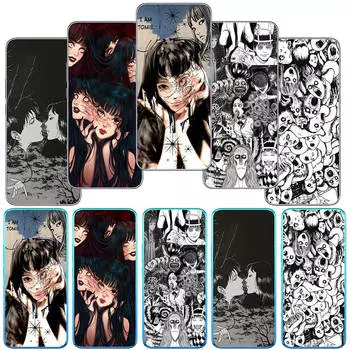 Чехол для Motorola Moto Edge 40 30 neo G54 G24 G84 iPhone 15 14 Xiaomi Redmi Note 13 12 11 Pro Samsung Galaxy A34 A54 Tomie Junji Ito Anime Collection for Samsung Galaxy A34 5G аэро