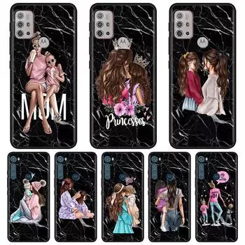Чехол для MOTOROLA One Fusion Plus G60 G50 G40 G30 G20 G10 G9 G8 Power Lite E6s Edge 20 Pro G Stylus Baby Mama Super Mom Girl Moto G Stylus 5G