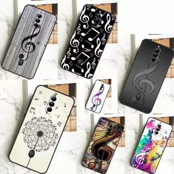 Чехол для музыкальных нот со скрипичным ключом для ZTE Nubia Red Magic 9 8 8S Pro Plus RedMagic 6 7 Pro 6S 7S Pro 5S 6R 5G задняя крышка Red Magic 6s