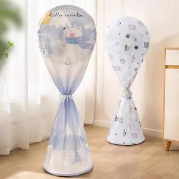 Чехол для напольного вентилятора, моющийся, водонепроницаемый, пылезащитный, круглый, защитный чехол для электрического вентилятора, универсальный чехол для хранения вещей