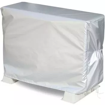 Чехол для наружного блока кондиционера Astro, серебристый, водоотталкивающий, с прорезями и завязками 113-09 серебряный