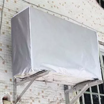 Чехол для наружного кондиционера AC Unit Defender Водонепроницаемый пылезащитный чехол для кондиционера Стиральная сумка для защиты от пыли и снега
