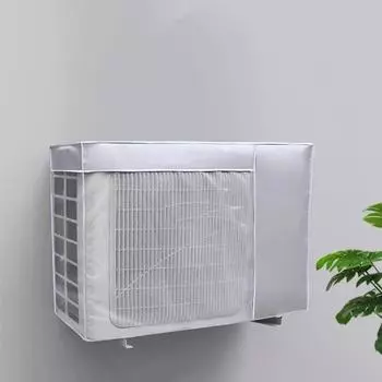 Чехол для наружного кондиционера с серебряным покрытием, защитный чехол для внешнего блока кондиционера, зима/лето 72*26*57CM-Style A