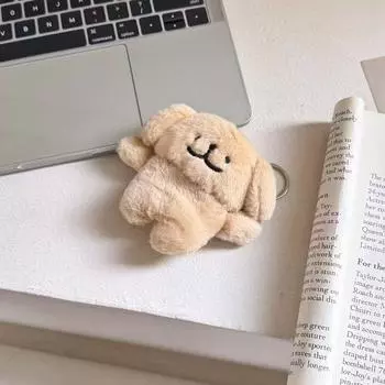 Чехол для наушников Airpods3 Line Dog AirPods Pro 2 Беспроводной Bluetooth 1-го поколения 2-го поколения Air Pods3 Гарнитура Плюшевая кукла Западный щенок Защитный чехол Airpods Pro/pro2 Yellow brown line puppy