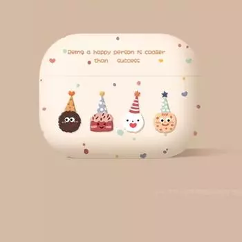 Чехол для наушников AirPods 2 1 Pro 2 Hard Christmas Hat Bluetooth Wireless Charge Box Cut Covers Accessories for Air Pods 3 for Airpods Pro2