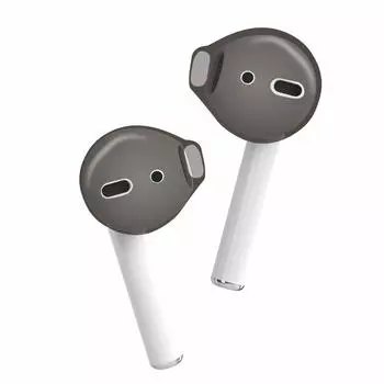 Чехол для наушников ELECOM airpods, набор из 2 штук, совместимый с моделями выпуска 2019/2016, черный AVA-APCBK