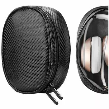 Чехол для наушников Geekria Case, сумка для путешествий, совместимая с Beats By Doctor Dre, Beats Solo Studio Studio SoloHD, поставляется с чехлом для хранения чёрный