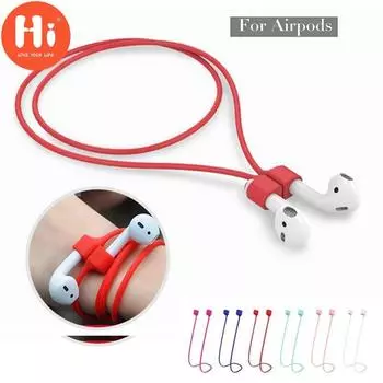 Чехол для наушников Hi Airpods с защитой от потери веревки, наушники Blueteeth, магнитный силиконовый универсальный ремешок
