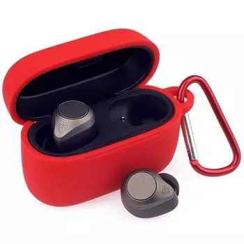 Чехол для наушников Jabra Elite 85t True Wireless Earbuds Силиконовые наушники чёрный
