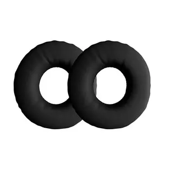 Чехол для наушников kwmobile 2x, совместимый со сменными амбушюрами Sony, искусственная кожа, черный WH-CH520 - чёрный