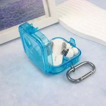 Чехол для наушников Nothing Ear 2 Clear Candy Color, чехол для наушников ПК, чехол для шнурка, водонепроницаемый, защита от падения слоновая кость