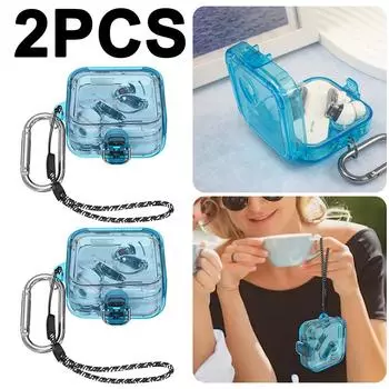 Чехол для наушников ПК On-Off Snap Защитный чехол для Nothing Ear 2 (синий)