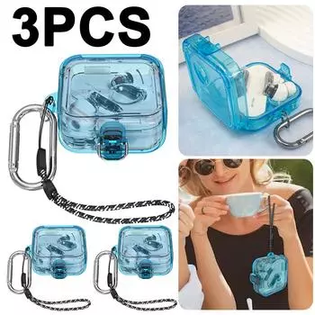 Чехол для наушников ПК On-Off Snap Защитный чехол для Nothing Ear 2 (синий)