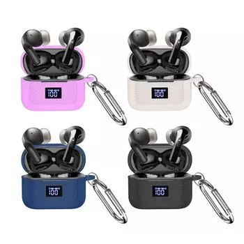 Чехол для наушников, подходит для корпуса T21, силиконовый чехол, гибкий чехол, водонепроницаемая кожа фиолетовый