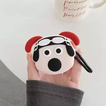 Чехол для наушников с мультяшной собакой для Samsung Galaxy Buds 2 Pro Galaxy Buds Pro Buds Live Galaxy Buds2, беспроводной Bluetooth-наушник, защитный чехол-браслет Samsung Galaxy Buds Live