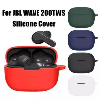 Чехол для наушников с защитой от падения, мягкий защитный рукав, портативный защитный чехол для JBL WAVE 200 TWS