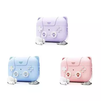 Чехол для наушников, совместимый с Airpods Pro2 / Airpods Pro, защитный чехол для гарнитуры с поддержкой Bluetooth фиолетовый