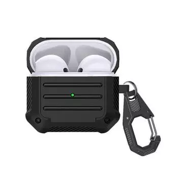 Чехол для наушников Ультратонкий чехол с защитой от падения, Bluetooth-совместимые наушники, защитный чехол, крючки-защелки чёрный