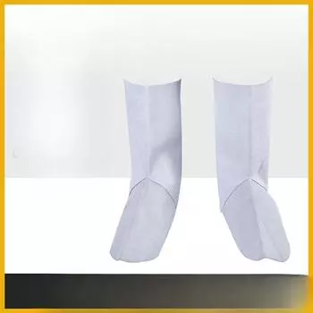 Чехол для ног из коровьей кожи для защиты труда Чехол для ног сварщика с защитой от порезов и высокой температурой Чехол для ног сварщика с защитой труда YA