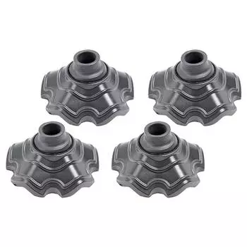 Чехол для ног складного стула, нескользящие ножки для походного стола, защитные накладки на пол (4шт S)