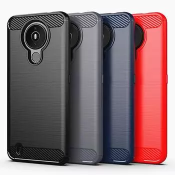 Чехол для Nokia 1,4, чехол для Nokia 1,4, задняя крышка для телефона, чехол, чехол в деловом стиле, силиконовый защитный чехол из ТПУ из ТПУ For Nokia 1.4 чёрный