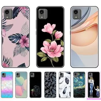 Чехол для Nokia C110 NokiaC110 черный 6,3 дюйма милый мультяшный силиконовый чехол TPU противоударный полная защита противоскользящий C110-Style 1