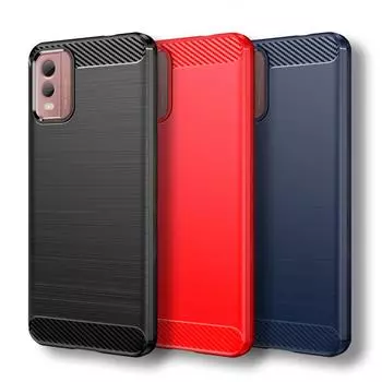 Чехол для Nokia C32, чехол для Nokia C200 C100 C31 C21 C12 Plus C22 C32, противоударный силиконовый бампер из углеродного волокна для Nokia C32 Nokia C32 чёрный