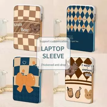 Чехол для ноутбука DIY Lattice, противоударный чехол PU Ipad Bag11 13 15 дюймов, водонепроницаемая сумка для ноутбука HP DELL Lenovo Macbook, сумка для переноски 10inch