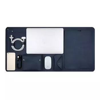 Чехол для ноутбука DM Allupcom, 5 предметов, 40 x 25,5 см, синий