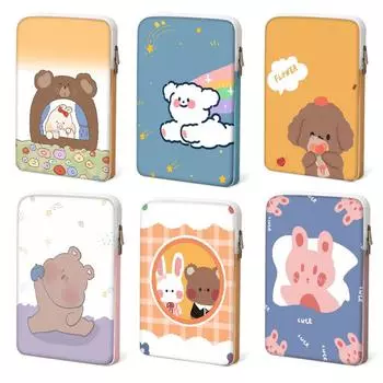 Чехол для ноутбука, противоударный чехол 11 12 13.3 14 15.6 сумка для хранения из искусственной кожи, водонепроницаемый чехол для переноски iPad Macbook HP Lenovo 10inch