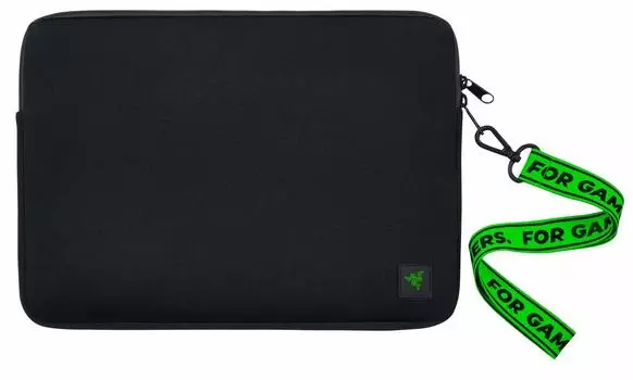 Чехол для ноутбука Razer Neoprene Sleeve V2 с защитой внешней стороны, мягкой внутренней водонепроницаемой застежкой-молнией от авторизованного японского производителя 13,3 дюйма [гарантированный дистрибьютор]