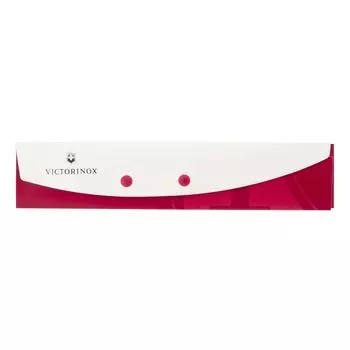 Чехол для ножей VICTORINOX для стейка и пиццы Чехол для ножей Swiss Classic Red Gourmet Чехол для ножей можно мыть в посудомоечной машине P0000037 & красный
