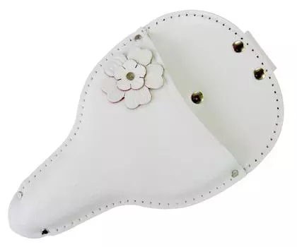 Чехол для ножниц KOZUCHI Flowery Okubo с цветком белый LSO-11