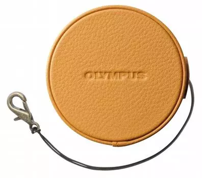 Чехол для объектива OM EZ Lens из натуральной кожи, светло-коричневый, LBR SYSTEM/Olympus 14-42 мм LC-60.5GL