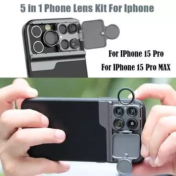 Чехол для объектива телефона 20X супер макрообъектив CPL Fisheye телеобъектив для iPhone 15 PRO MAX 13 PRO MAX 14 Plus смартфон