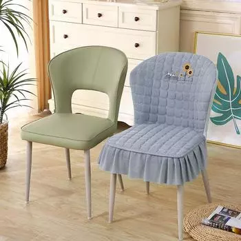 Чехол для обеденного стола и стула Чехол для домашнего табурета Легкий роскошный комплект сидений Чехол для обеденного стула Чехол для стола и стула особой формы для отеля One Size