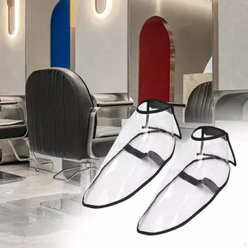 Чехол для обуви для стрижки салона ног износостойкий ПВХ 1 пара прочных прозрачных парикмахерских волос