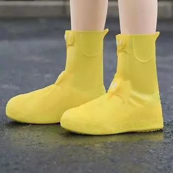 Чехол для обуви от дождя для мужчин и женщин, водонепроницаемый, противоскользящий, утолщенный, износостойкий, водонепроницаемый чехол для обуви M розовый