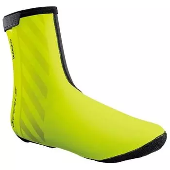 Чехол для обуви SHIMANO S1100R H2O AutumnWinter Велосипедная одежда ECWFABWQS52UF2 Неоновый желтый S (размер обуви 37-40)