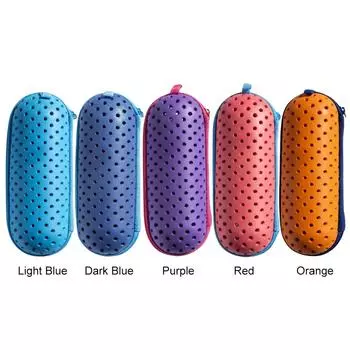 Чехол для очков для плавания EVA Чехол для очков для плавания Легкие аксессуары для плавания (Темно-синий)