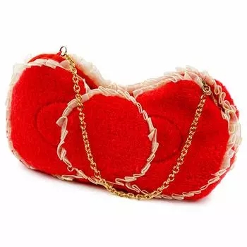 Чехол для очков TC Case Hello Kitty Пушистый чехол Красный Ака SR-1800-FA