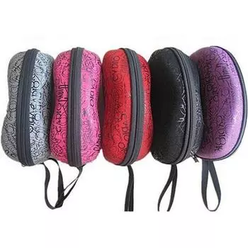 Чехол для очков Vogue, сумка, жесткий футляр, коробка для очков, мода 2022 года, переносные высококачественные солнцезащитные очки на молнии серый