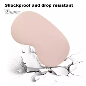 Чехол для очков VR Ультратонкий дизайн, защита от отпечатков пальцев, ударопрочный, простая установка, мягкий силиконовый протектор для Vision Pro чёрный