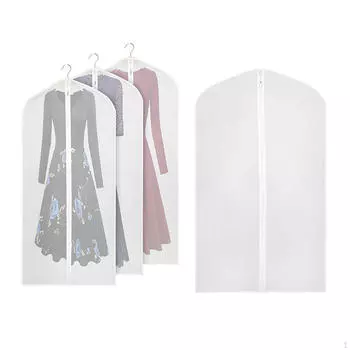 Чехол для одежды, защитная сумка на молнии, сумка для хранения одежды для вешалки, костюма 60x110cm