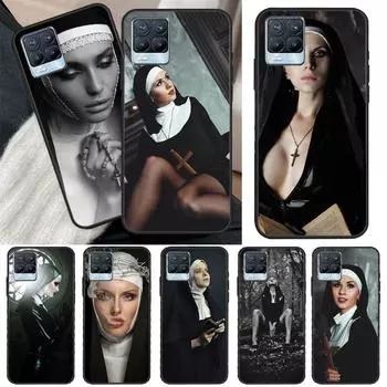 Чехол для OnePlus 10 Pro 9 Pro 8T Nord2 9R в стиле сестры, монахиня, сексуальная девушка для Realme GT 2 Pro 7 8 GT Neo2 9i 8i C21 Realme 9 5G
