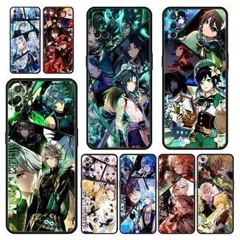 Чехол для OnePlus 11 10 9 Pro 9T 12R 10R 9R 9RT 10T 8T 8 7 7T Nord 2T CE 2 5G N200 N10 N100 Чехол Genshin impact ayato wanderer OnePlus 8 5G
